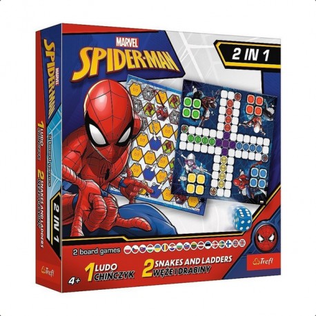 TREFL GRA 2W1 CHIŃCZYK / WĘŻE I DRABINY SPIDER-MAN 4+